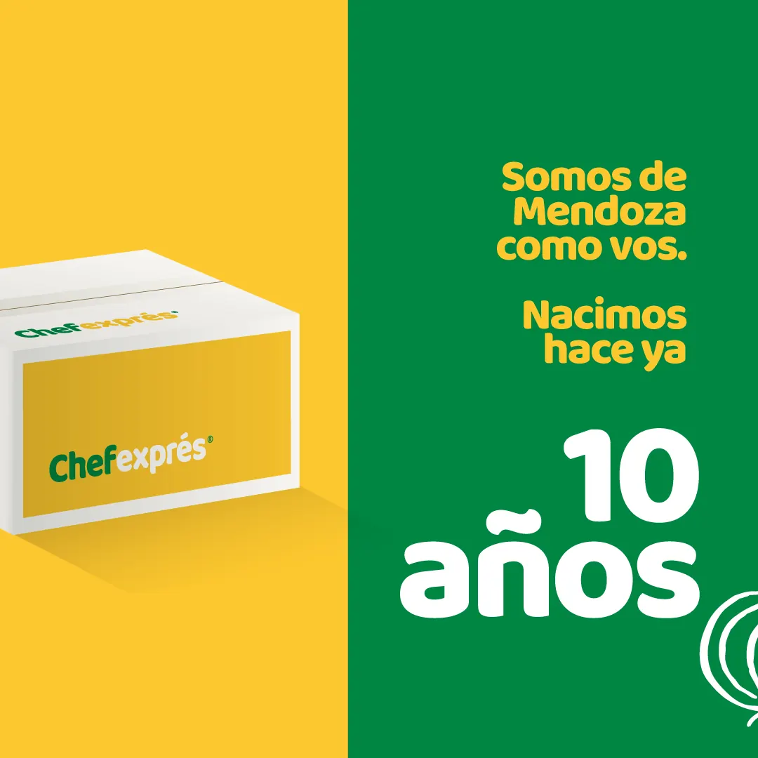 Pieza gráfica de Chef Expres