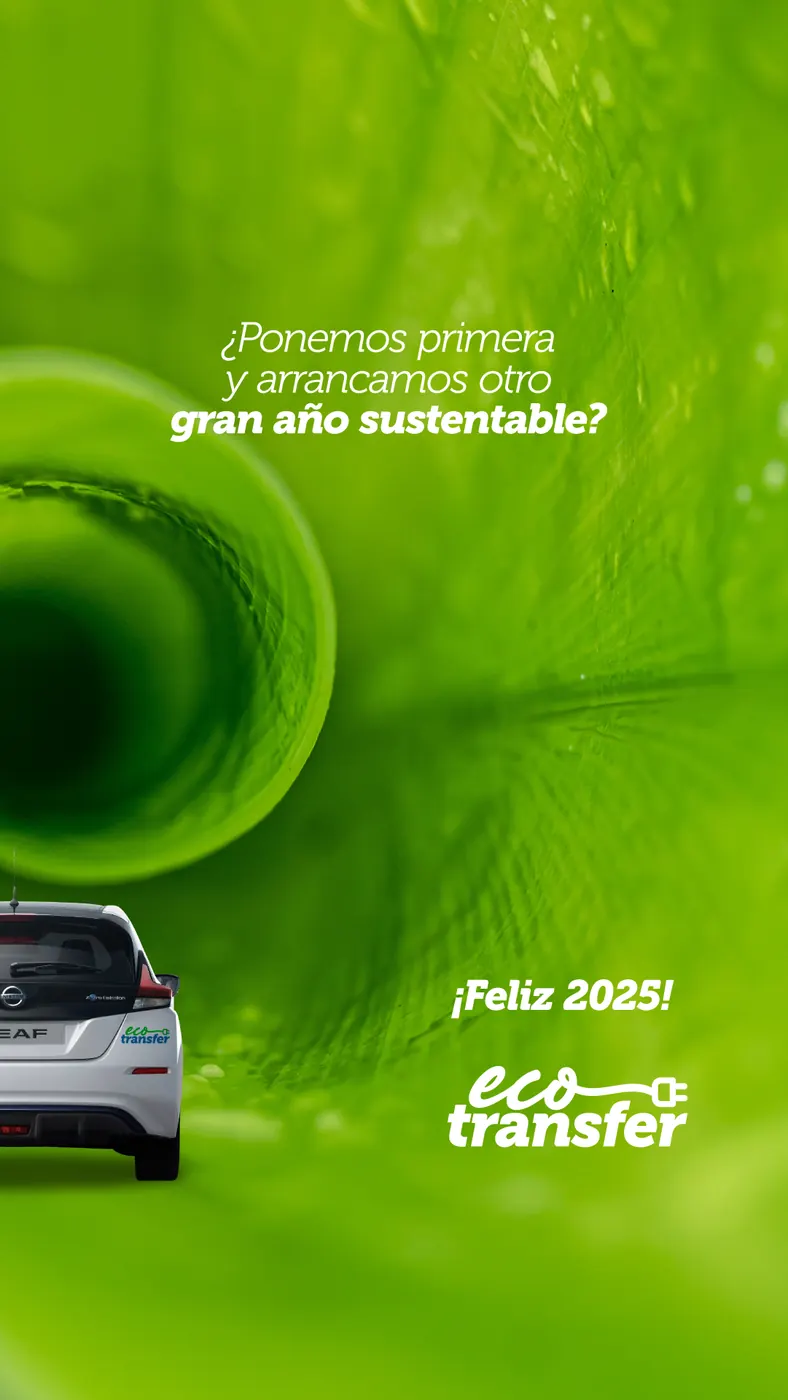 Pieza gráfica de Ecotransfer